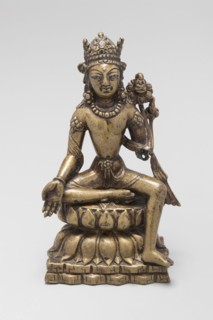 Bodhisattva Avalokiteshvara Seated with Hand in Gesture of Gift Giving (Varadamudra), 8th/9th