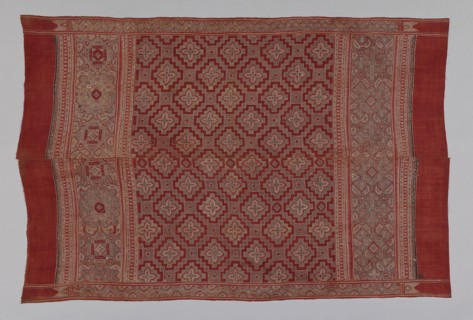 Heirloom Textile, 15th century, India, Coromandel Coast (?), Found in the Toraja area of Sulawesi,