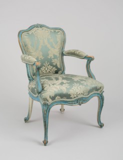 Armchair, 1768, Thomas Chippendale, English, 1718-1779, London, England, Painted oak, modern