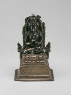 Mahavairochana, 9th/10th century, Indonesia, Central Java, Central Java, Silver and copper alloy, 8