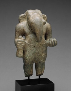 God Ganesha, Pre–Angkor period, 7th/8th century, Cambodia/Vietnam, Cambodia, Sandstone, 16.4 × 10 ×