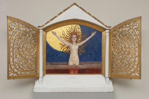 Ad Astra, 1894/96, Akseli Gallen-Kallela, Finnish, 1865-1931, Oil on canvas with a painted and