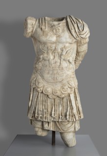 Fragment of a Portrait Statue of a Man, Perhaps a Roman Emperor, late 1st/early 2nd century AD,