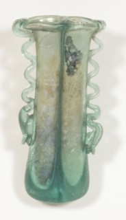 Kohl Container, 5th/6th century AD, Byzantine, Eastern Mediterranean, Levant, Glass, blown