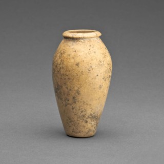 Jar, Old Kingdom, Dynasty 3–8 (2707–2219 BC), Egyptian, Egypt, Stone, 7.6 × 4.5 × 4.5 cm (3 × 1 3/4