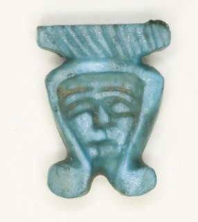 Amulet of the Goddess Hathor, New Kingdom–Late Period (about 1550–332 BC), Egyptian, Egypt,