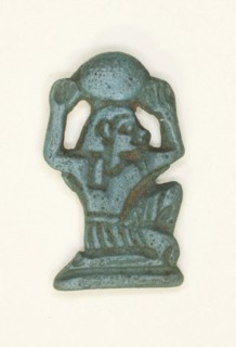 Amulet of the God Shu, New Kingdom–Third Intermediate Period, Dynasties 19–25 (about 1186–1069 BC),