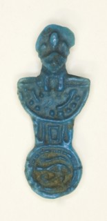 Amulet of a Menat Counterpoise with Lion-headed Goddess, Third Intermediate Period–Late Period,