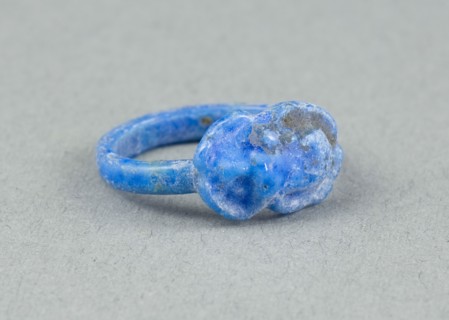 Ring: Scarab, New Kingdom, Dynasty 18 (about 1390 BC), Egyptian, Egypt, Faience, W. 1 cm (3/8 in.),