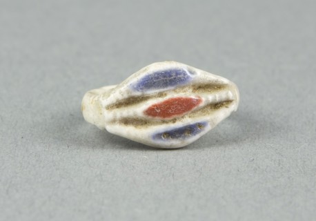 Ring with Inlaid Openwork Bezel, New Kingdom, Dynasty 18 (about 1350 BC), Egyptian, Egypt, Faience,