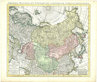 Map, Johannes Matthias Hasius (1684-1742), Copperplate print