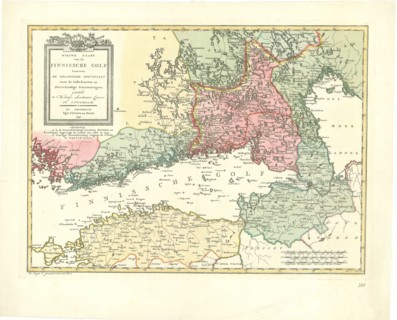 Map, Nieuwe kaart van de Finnische golf benevens de omliggende provintien naar de beste kaarten en