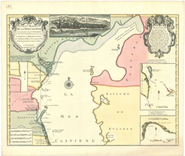 Map, Carte marine de la Mer Caspiene levée suivant les ordres de S.M. czariene, par Mr. Carl