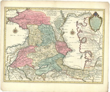 Map, Carte des pays voisins de la Mer Caspiene dressée pour l’usage du roy sur la carte de cette