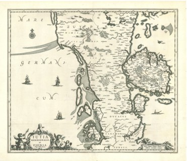 Map, Iutia Meridionalis et Fiona, Copperplate print