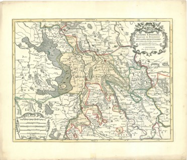 Map, Gueldre espagnole, ou quartier de Ruremonde dans le duché de Gueldre, Guillaume Sanson