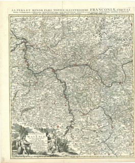 Map, Johannes Condet (1711-1781), Copperplate print