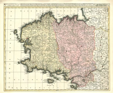 Map, Gerhard Valk (-1726), Copperplate print