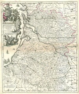 Map, Novissimam hanc tabulam Aquitaniae et Vasconiae, Guascogne et Guienne dictae provincias