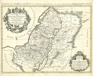 Map, Nicolas Sanson (1600-1667), Copperplate print
