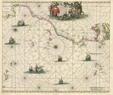 Map, Barbariae et Guineae Maritimi à Freto Gibraltar ad fluvium Gambiae cum insulis Salsis,