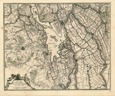 Map, Nova atque emendata descriptio Suydt Hollandiae, Frederick de Wit (1630-1706), Copperplate