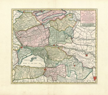 Map, Nieuwe kaart van het Zuid Oostelykste deel van Holland, behelzende de landen van Heusden,