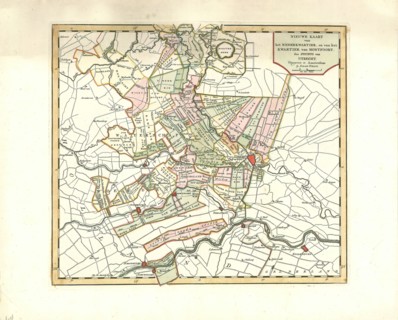 Map, Nieuwe kaart van het Nederkwartier, en van het kwartier van Montfoort, des Stichts van