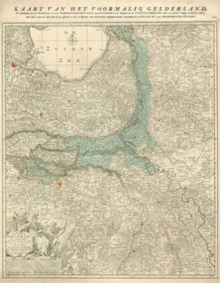 Map, Ducatus Geldriae et comitatus Zutphaniae nova tabula in tetrarchias Noviomagi, Arnhemii,