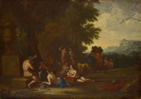 Bacchic Scene, Oil on canvas, 62.5 x 90 cm, Not specified, Cornelis van Poelenburg (Poelenburch),