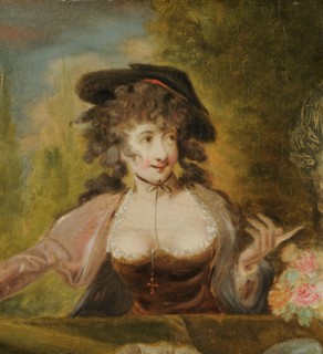 Ursula, around 1789, oil on canvas, 26.3 x 24.8 cm, unsigned, Johann Heinrich Füssli, Zürich