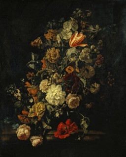 Still Life with Flowers, 1694, oil on canvas, 115.5 x 92.5 cm, signed and dated lower left at the