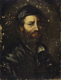 Self Portrait Hans Holbein, c. 1647-1667, oil on canvas, 61.5 x 47.5 cm, inscribed right next to