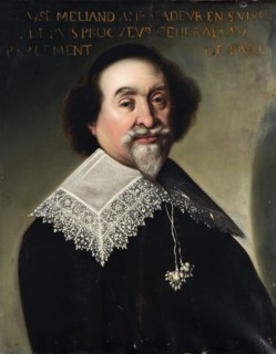 Portrait of Blaise Meliand, c. 1635/40, oil on parchment, 62 x 49 cm, unmarked, Schweizerischer