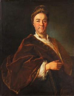 Portrait of an unknown gentleman, oil on canvas, 99 x 79 cm, unmarked, Johann Rudolf Huber d. Ä.,