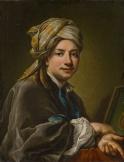 Self-portrait, oil on canvas, 74 x 57 cm, unmarked, Martin van Meytens d. J. (Mijtens II), (Kopie