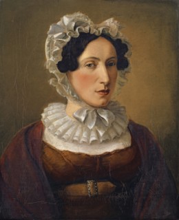 Portrait of the artist's sister-in-law, Salome Miville-Keller, c. 1824, oil on canvas, 60 x 49 cm,