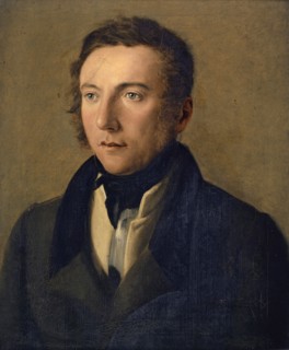 Portrait of the Artist's Brother, Achilles Miville-Baumann, around 1824, oil on canvas, 59.5 x 48.5