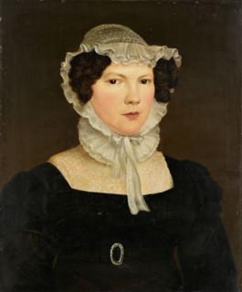 Portrait of the artist's sister-in-law, Rosina Miville-Krug, c. 1824, oil on canvas, 59.5 x 49 cm,