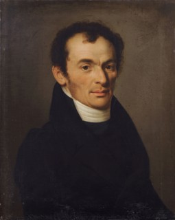Portrait of an Unknown, 1812, oil on canvas, 60 x 48 cm, signed and dated on the back of the