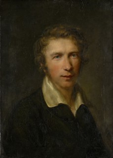 Portrait of the Basel artist Jakob Christoph Miville, 1811, oil on canvas, 58 x 42 cm, Inscribed,