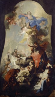 The Assumption of Mary, c. 1757/58, oil on canvas, 64 x 37 cm, unsigned, Franz Anton Maulbertsch,