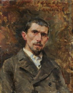 Portrait of William de Goumois, 1891, oil on canvas, 30 x 23.5 cm, Inscribed, signed and dated