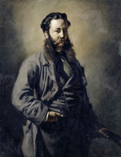 Portrait of an unknown English gentleman, 1856, oil on canvas, 112 x 88.5 cm, signed and dated