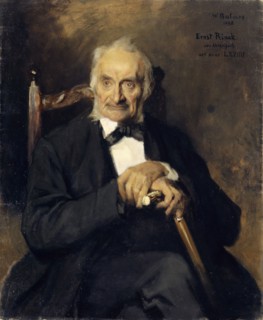 Portrait of my uncle Ernst Rinck von Grenzach, 1898, oil on canvas, 97.5 x 79 cm, signed and dated