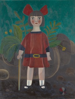 Yvonne, 1921, oil on canvas, 120 x 91 cm, monogrammed and dated lower right: FB1921, Fritz Baumann,