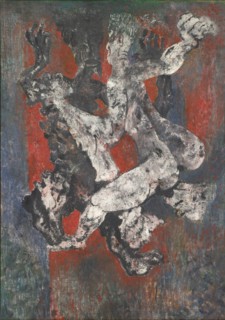 Diableries, 1928-1929, oil on canvas, 64 x 45.5 cm, signed lower left: Berghe, Frits van den