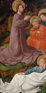 Christ on the Mount of Olives, c. 1450, mixed media on paneled spruce, covered with canvas, 100.5 x
