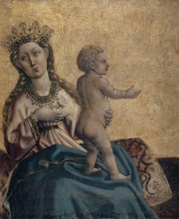 Madonna and Child, c. 1437/40, mixed technique on paneled spruce wood, 64.5 x 51.5 cm, unspecified