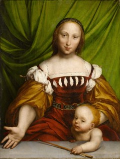Venus with the Amor boy, c. 1526/28, oil on lime wood, 34.5 x 26 cm, unmarked, Venus-Maler